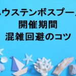 ハウステンボスのプール2025の開催期間は？混雑回避のコツやアクセスは？