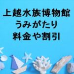 上越水族博物館(うみがたり)の料金や割引は？チケットの購入方法や営業時間は？