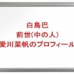 白雪巴の前世(中の人)は愛川菜帆の理由は？プロフィールやSNSや彼氏は？