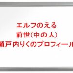 エルフのえるの前世(中の人)は瀬戸内りくの理由は?プロフィールやSNSや彼氏は?