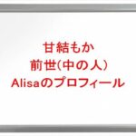 甘結もかの前世(中の人)はAlisaの理由は?プロフィールや彼氏やSNSは?