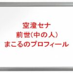 空澄セナの前世(中の人)はまこる(丑牡てぃあ)の理由は?プロフィールや彼氏やSNSは?