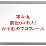 寧々丸の前世は「かすむ」の理由は？中の人のプロフィールや彼氏やSNSは？