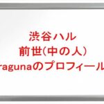 渋谷ハルの前世はraguna(ラグナ)の理由や顔バレは?中の人の年齢や本名やプロフィールは?結婚や彼女やSNSは?