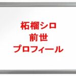柘榴シロの前世はIRIAMのVライバーの理由は？中の人の顔バレや年齢や本名やプロフィールは？結婚や彼氏やSNSは？