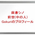麻倉シノの前世はGokuriの理由は？中の人の顔バレや年齢や本名やプロフィールは？結婚や彼女やSNSは？