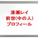 漆瀬レイの前世は誰？中の人の顔バレや年齢や本名やプロフィールは？結婚や彼氏やSNSは？