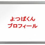 よつばくん(Vtuber)の前世は誰？中の人の顔バレや年齢や本名やプロフィールは？結婚や彼女やSNSは？