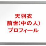 天羽衣の前世は？中の人の顔バレや年齢や本名やプロフィールは？結婚や彼氏やSNSは？