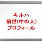キルハの前世は誰?中の人の顔バレや年齢やプロフィールは?結婚や彼女やSNSは?